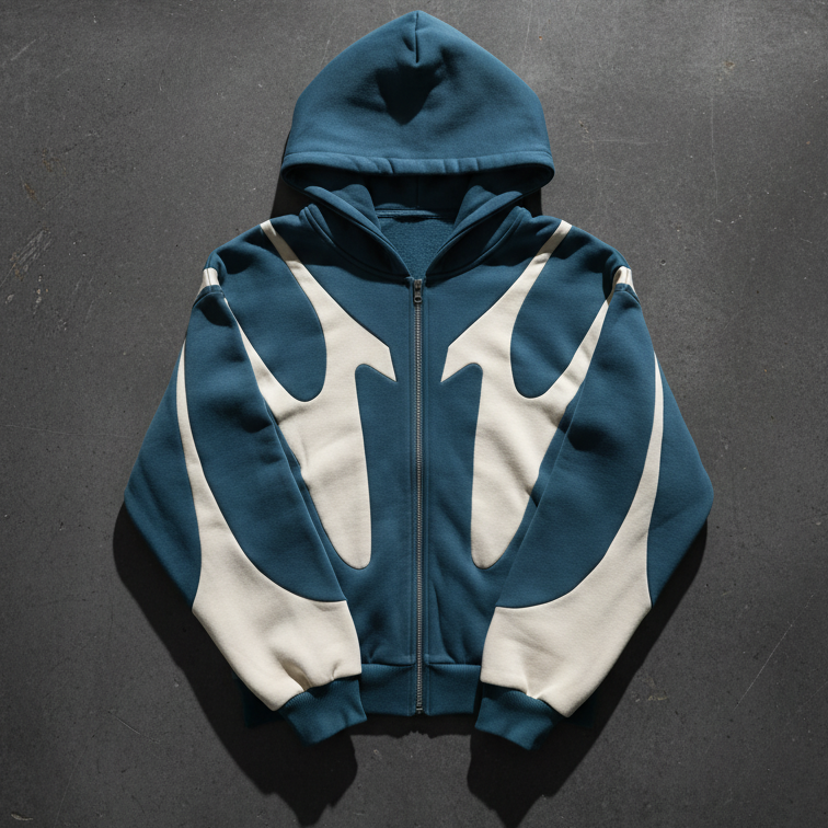 Retro Zip Up