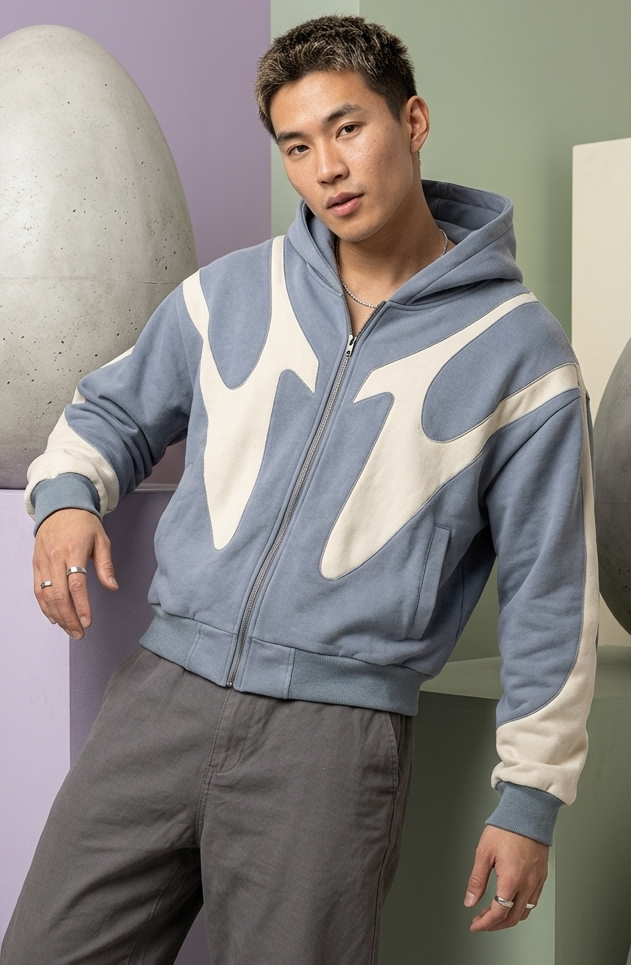 Retro Zip Up