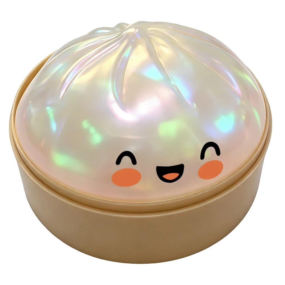 Steamed Bun Squishy Toy – Cute Bao Bun Fidget Toy