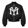 Midnight Monogram Bomber Jacket