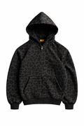 Leopard Zip Hoodie