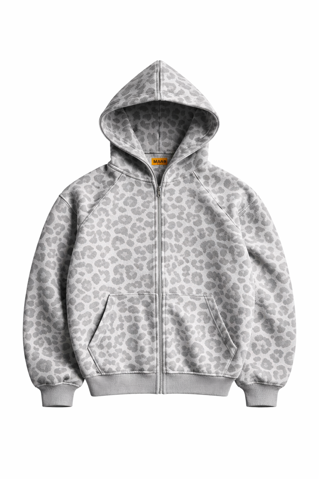 Leopard Zip Hoodie
