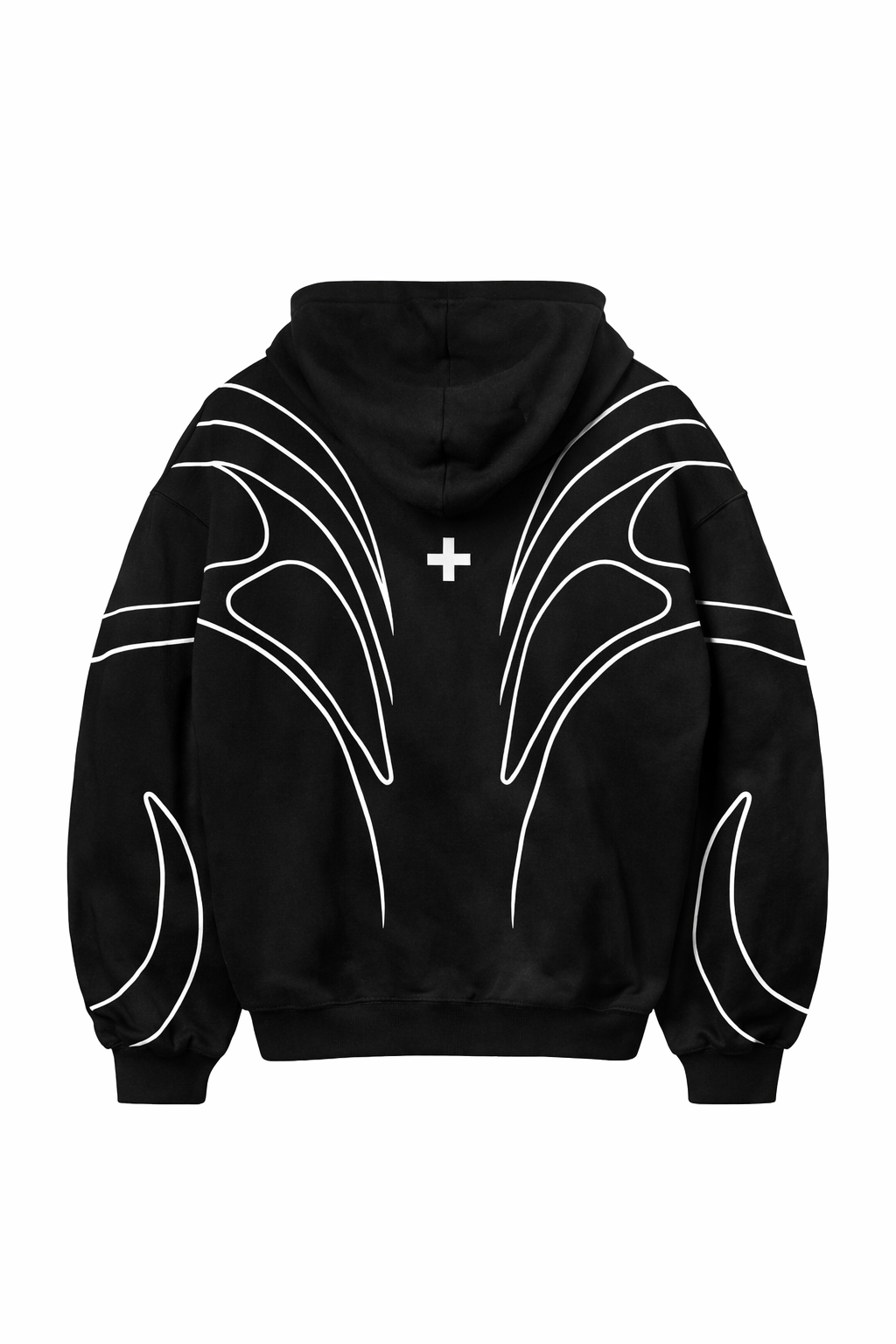 Obsidian Arc Zip Hoodie