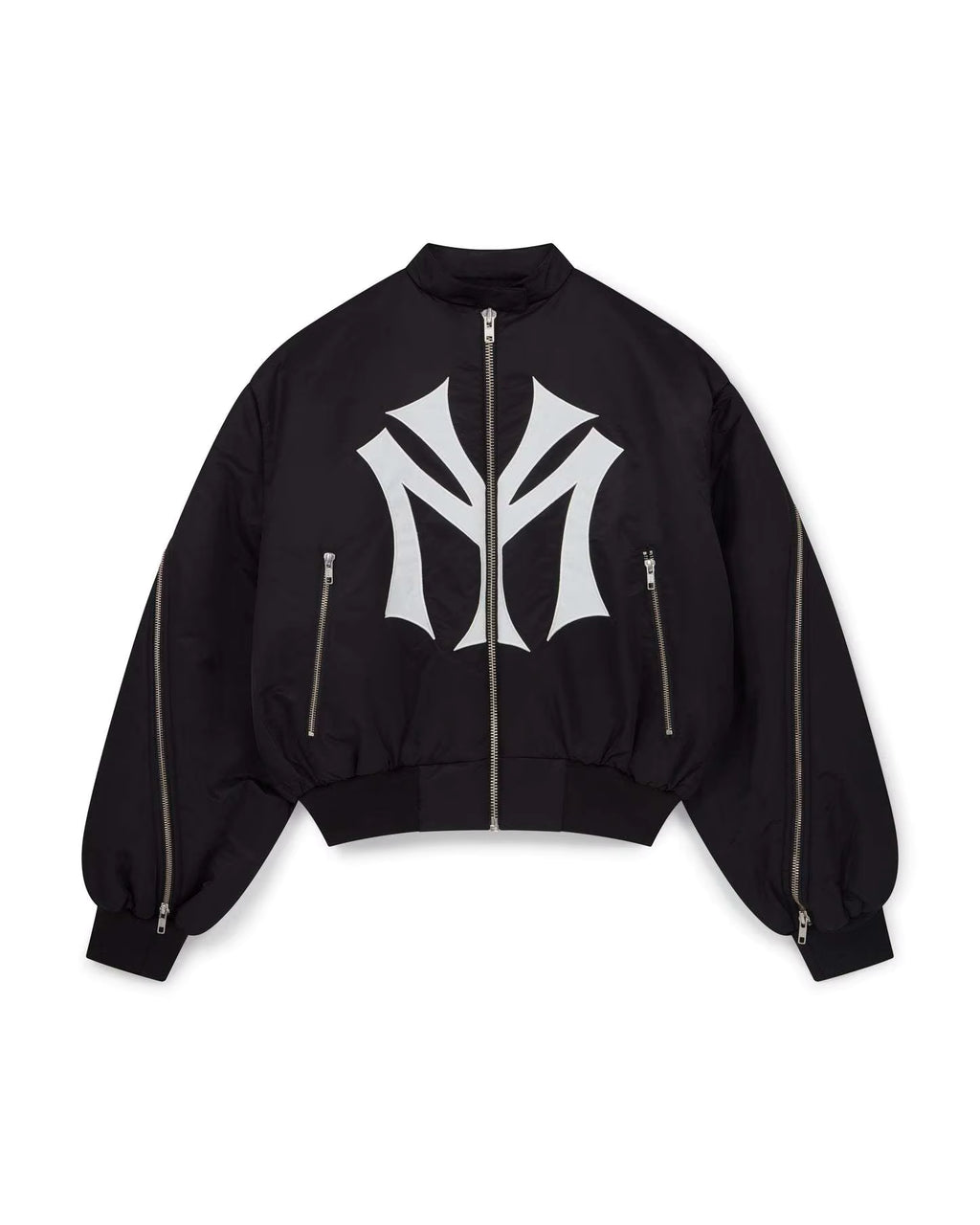 Midnight Monogram Bomber Jacket