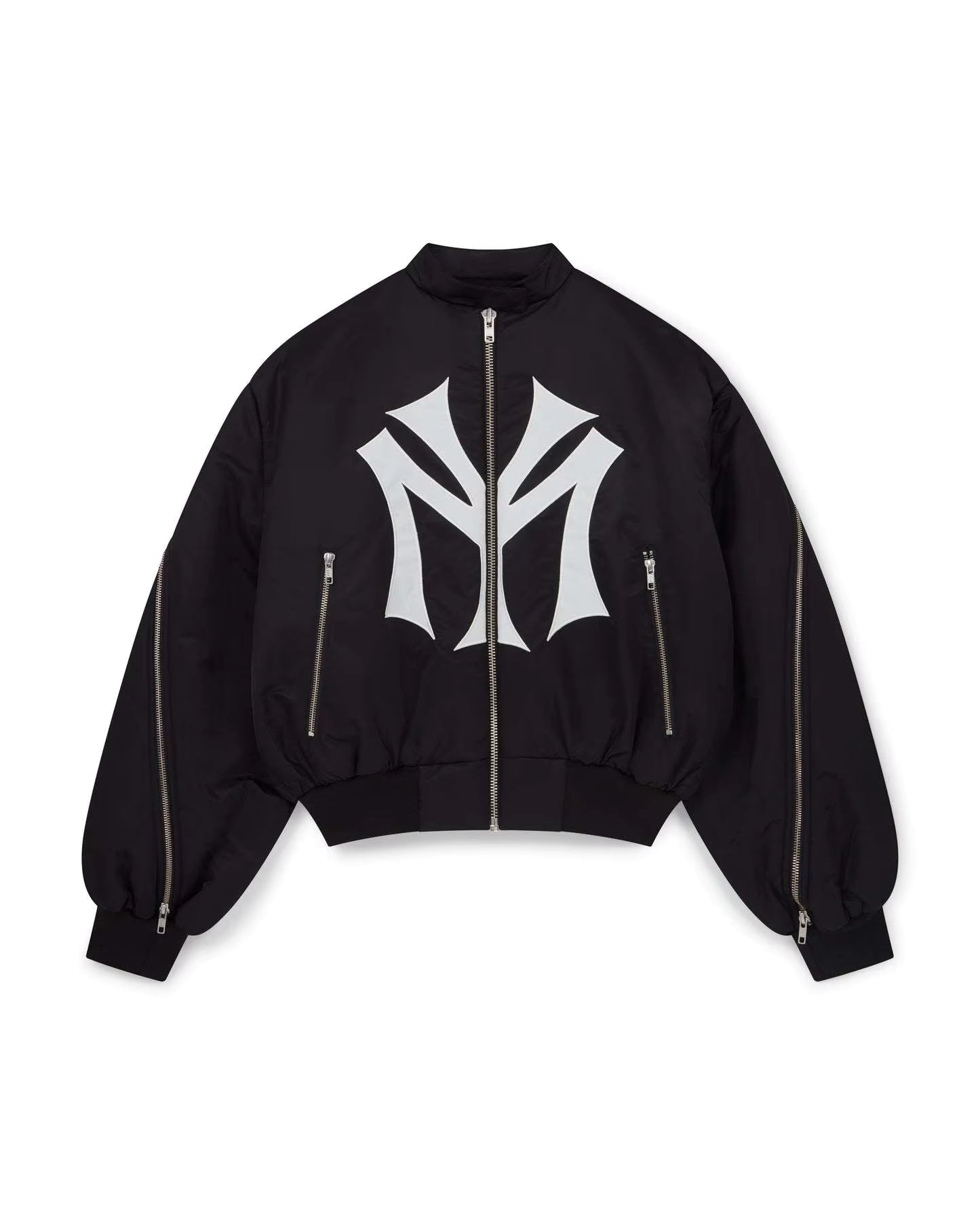 Midnight Monogram Bomber Jacket